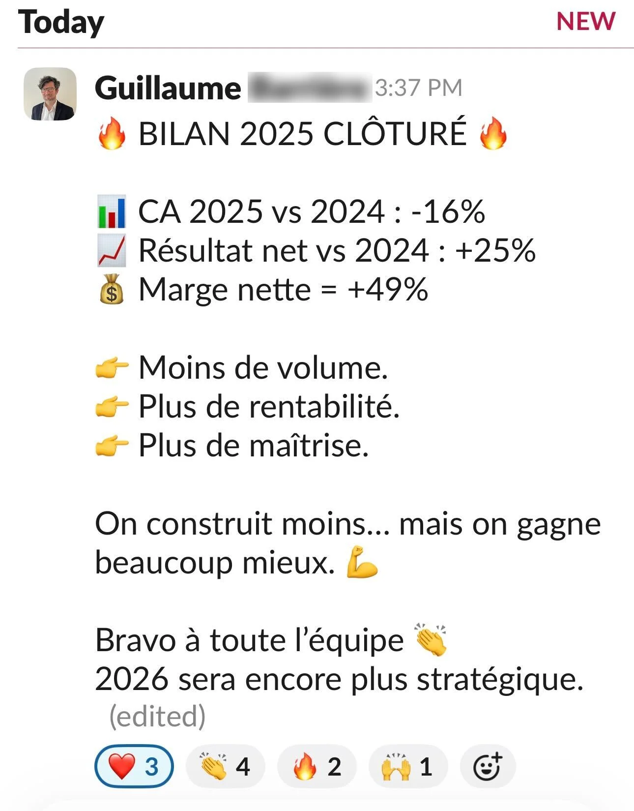 “Mon résultat net a progressé de +25% comparé à l’année d’avant” - Guillaume, Chef d’entreprise dans le BTP